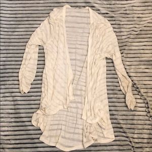 Sheer stripped cardigan